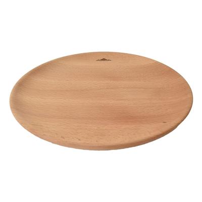 FORESTABLE Plate Dish M Wooden Natural Wood Outdoor Camping Plate 21cm