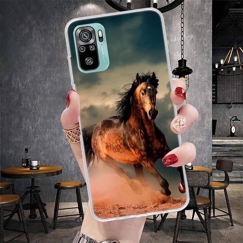 Horse Great Beauty Galloping Soft Phone Case For Xiaomi Redmi Note 15 14 14S 13 12 Pro Plus 12S 11 11S 11E 10 10S 11T 5G Fundas