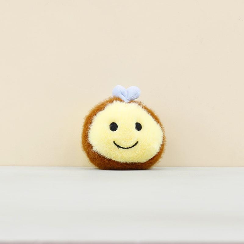 Plush Bee Little Keychain Keyring Cartoon Toy Doll Bag Pendant Children Doll