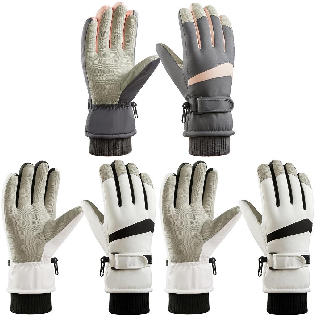 Ski Gloves Waterproof Touchscreen Insulated For Outdoor Winter Sports Adults