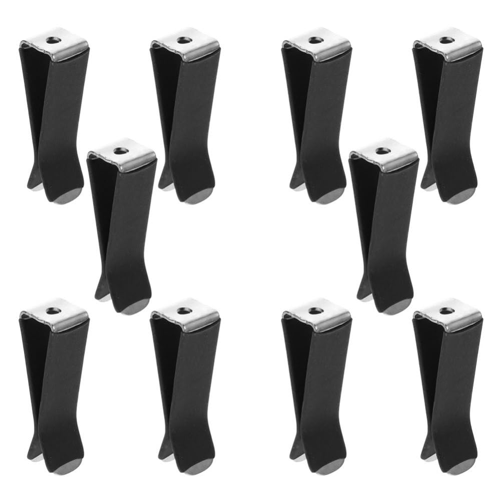 

TOPPERFUN 10pcs Car Air Vent Clip Head Auto Outlet Clip Car Outlet 3.00X1.00X1.00CM чёрный