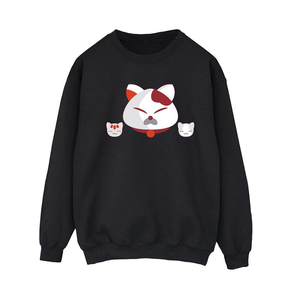 Disney Womens/Ladies Big Hero 6 Baymax Kitten Heads Sweatshirt