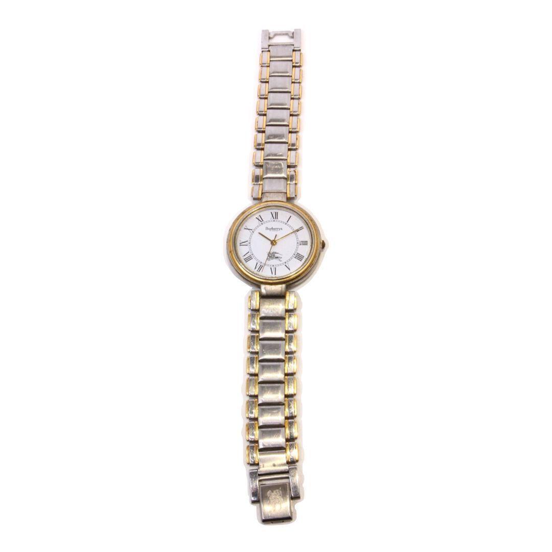 Used [BURBERRY] Quartz White Men s Watch Operation Confirmed