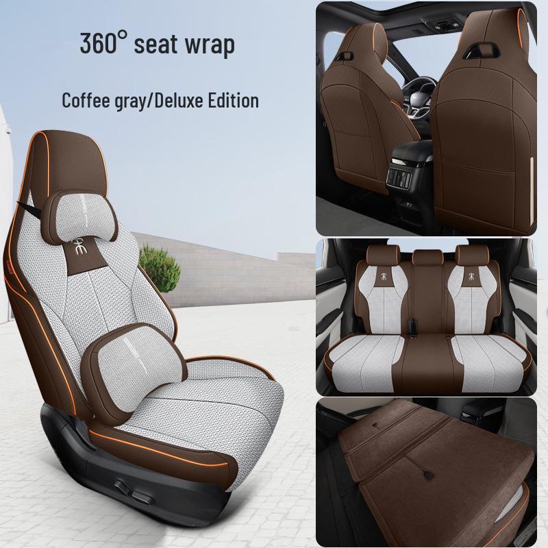 BYD Song PLUS Coarse Linen Car Seat Cushion - Four Seasons Model
