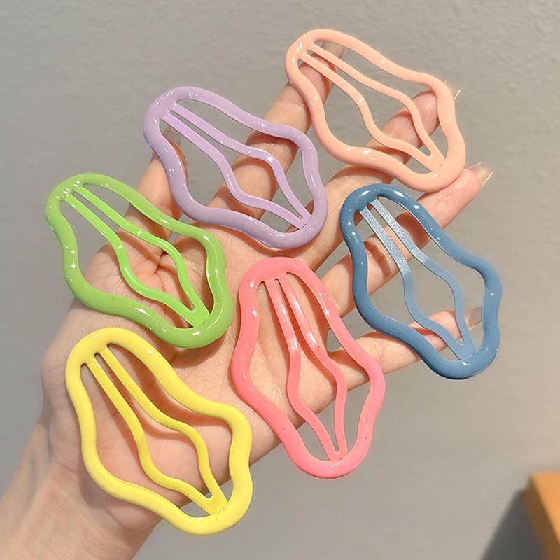 Y2K Dopamine Color Pentagram Small Hair Clip for Women & Kids - Cute Bangs & Side Hair Accessory