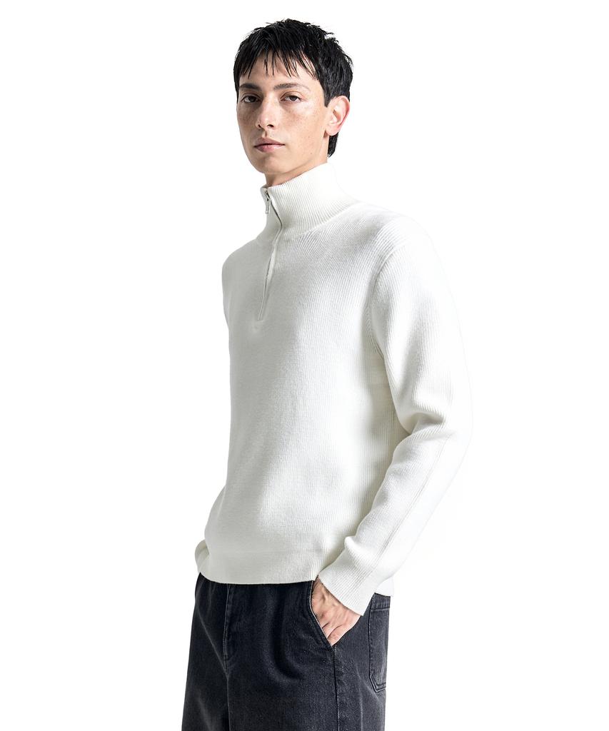 COSTUME O’CLOCK Daily Slim Fit Half Zip Knit 6 Color Cooskt076