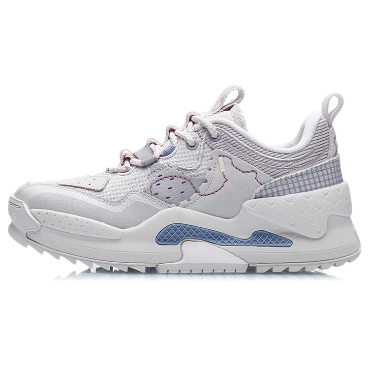 

Li Ning Casual Shoes Women s Low top Pink Gray Purple AGLR212-2 38