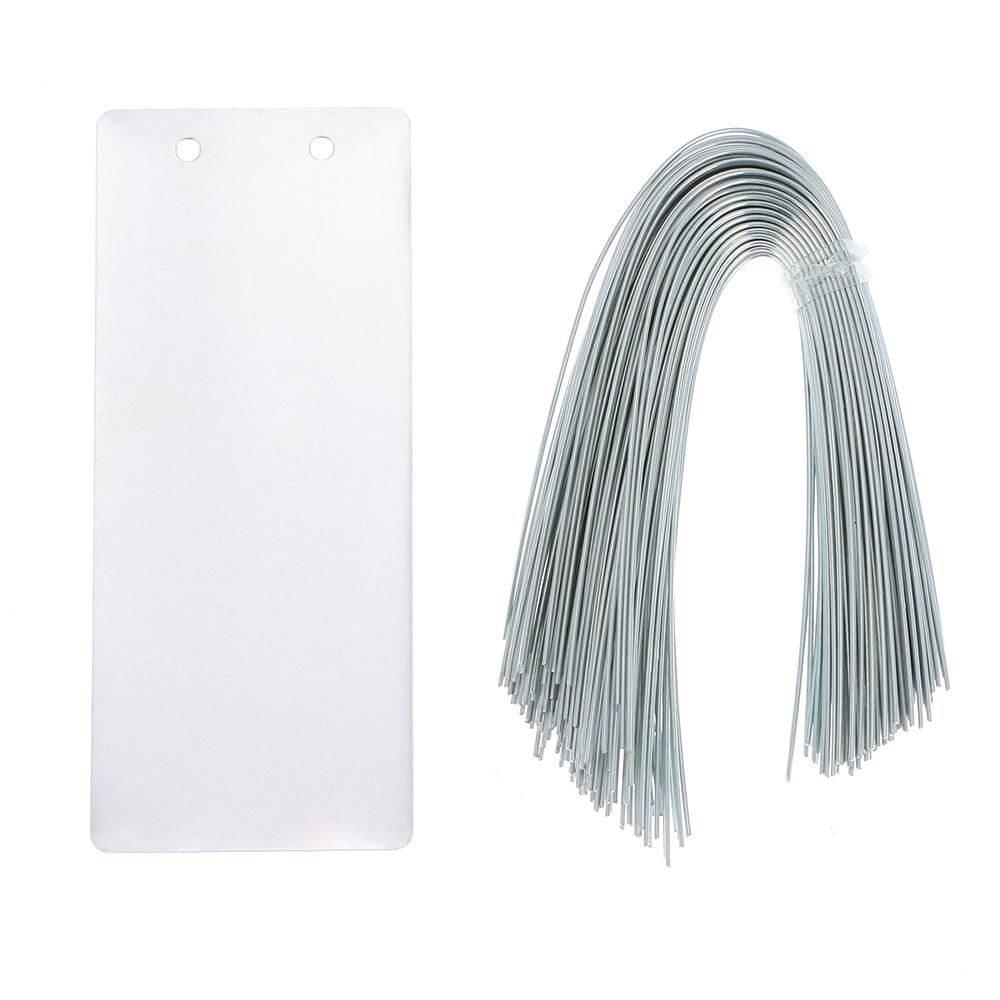

Silver Impress-O-Tag Tags Aluminium Doors Tag Outdoor Markers Pets Tag Doors