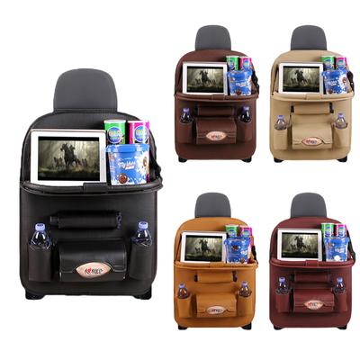 Araba Arka Koltuk Organizatör Saklama Çantası Katlanabilir Masa Tepsisi ile Tablet Tutucu Doku Kutusu Oto Arka Koltuk Çanta Koruyucu