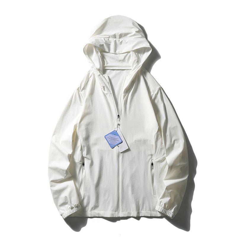Ultra-Thin Breathable Ice Silk Cool Sun Protection Clothing for Men, Uv Protection Summer Fishing Jacket, Foreign Trade Men's Skin Jacket