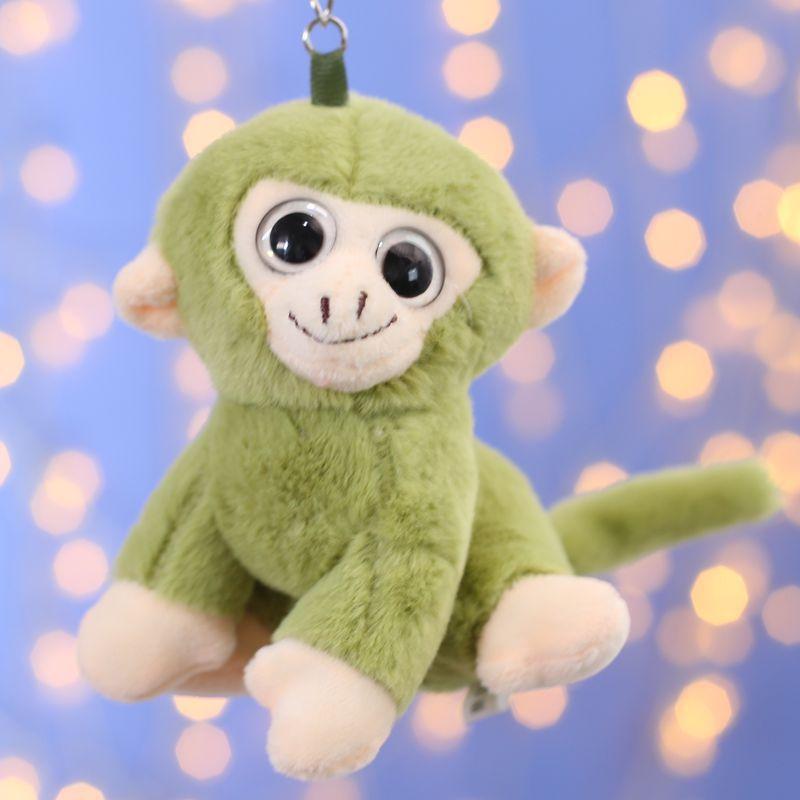 

The Same Plush Little Monkey Pendant Plush Toy Dolls and Dolls Bags and Ornaments Keychain 12 cm