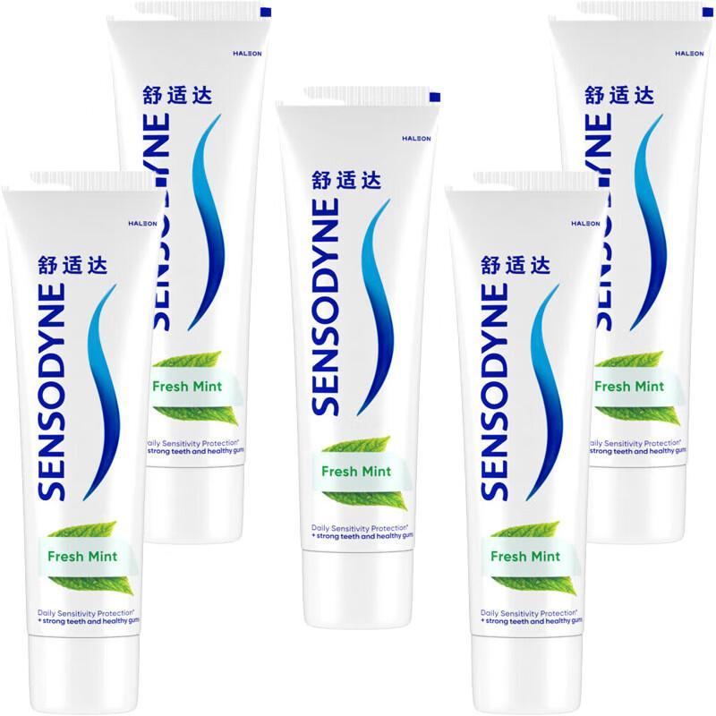 Sensodyne Fresh Mint Sensitive Toothpaste 5-Pack