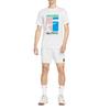 Nike Men's Court Dri-FIT Graphic Short Sleeve T-Shirt White HV1789-100