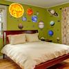 Solar System Decals Planet Wall Decals PVC Material