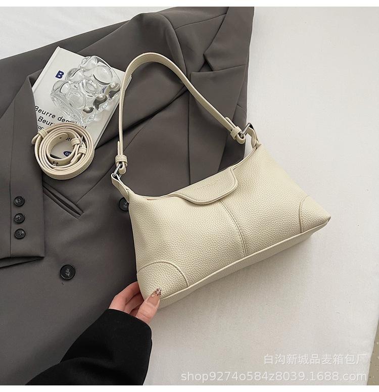 Bag women's bag high-end sense 2025 new one-shoulder underarm bag fashionable design niche crossbody bag large capacity