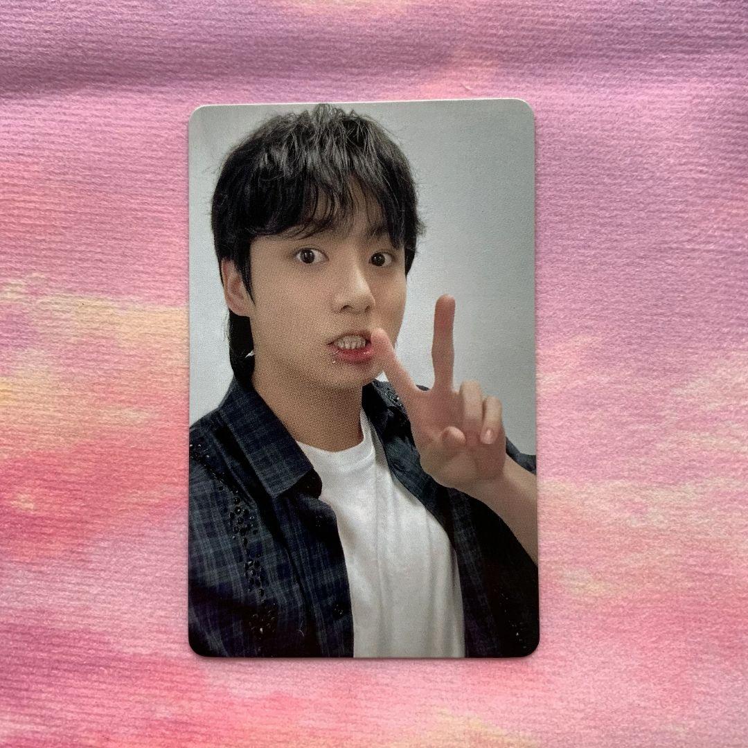 

[Б/У] BTS GOLDEN Бонус за покупку Лотерейная торговая карточка Jungkook