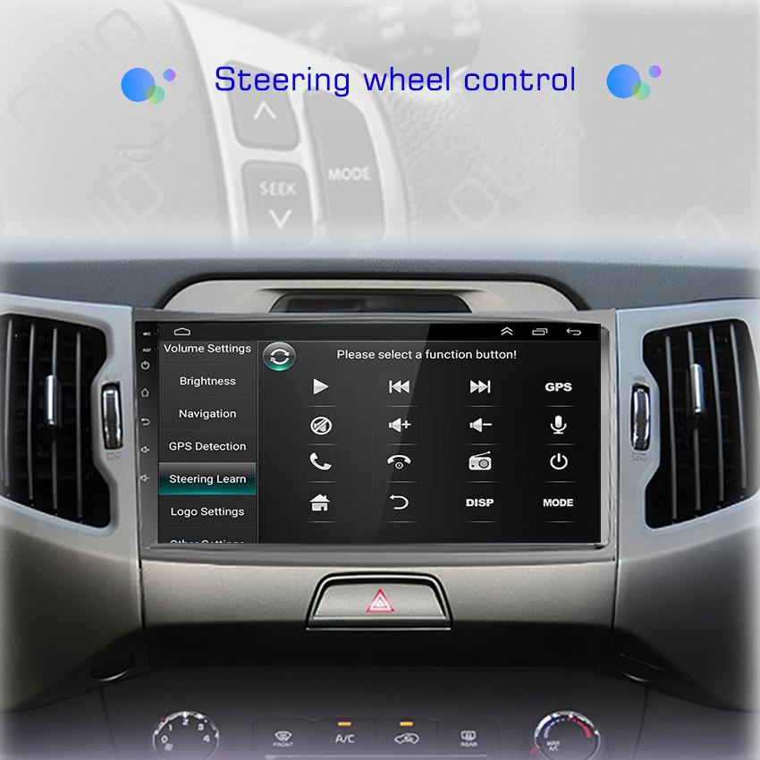 2din Car Radio Multimedia Player Carplay Auto GPS Navigation DSP WIFI NO DVD For KIA Sportage 2010 2011 2012 2013 2014 2015 2016