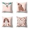 Hundemode Frischer Druck Kissenbezug Sofa