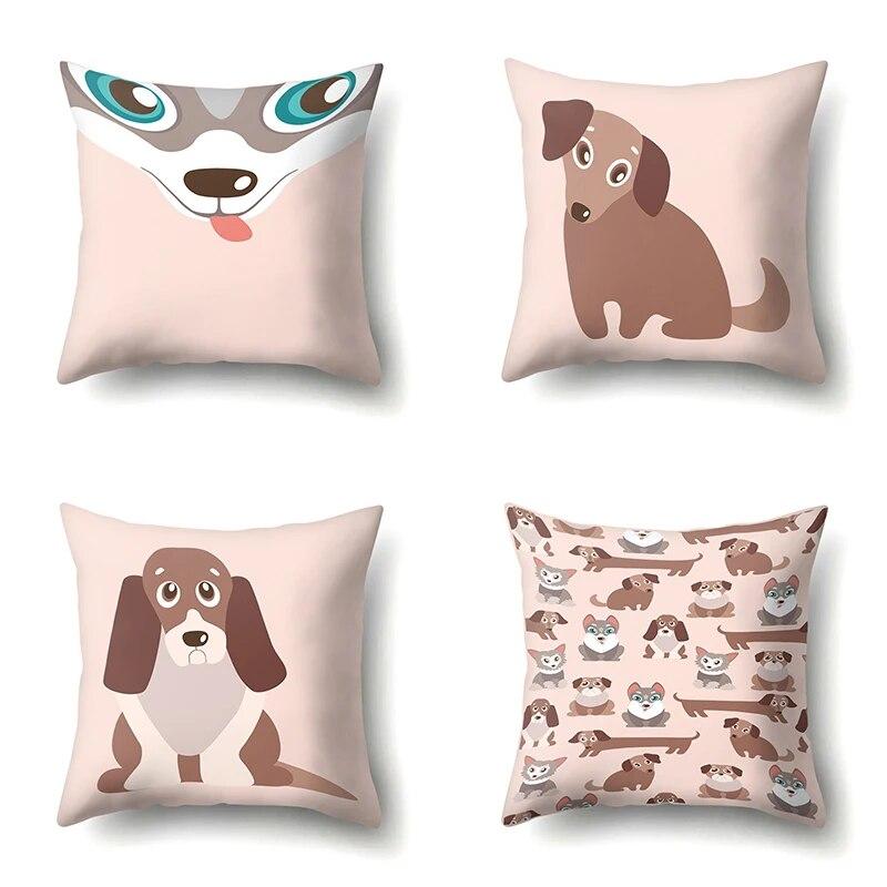 

Мода для собак со свежим принтом наволочка для дивана 40x40cm