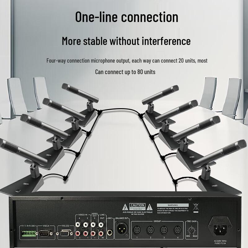 KaYouLa KYL-800 Professional Wired Conference Microphone System (CN version)