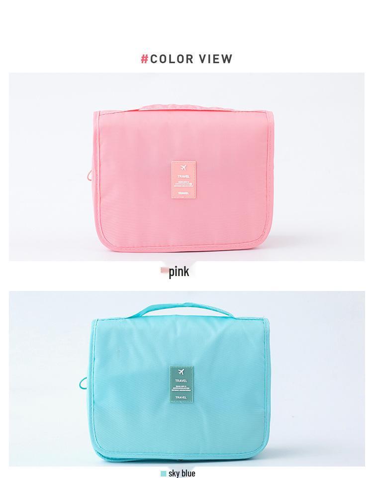 

Твил Большая Вместимость Подвесная Дорожная Сумка для Туалетных Принадлежностей и Косметики с Крючком