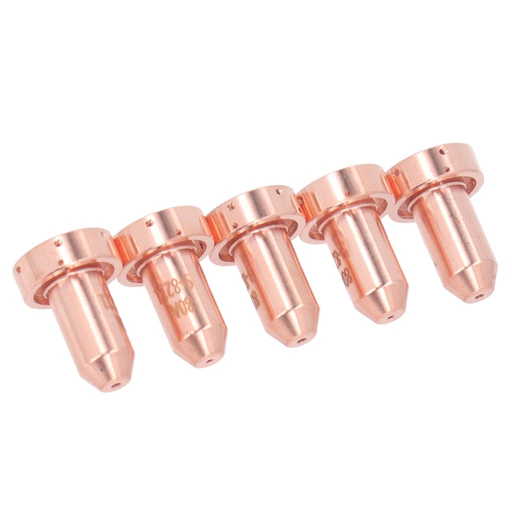 5Pcs Plasma Cutting Torch Tips Consumables 80A Thermal Dynamics SL60 SL100 Nozzle  Replacement