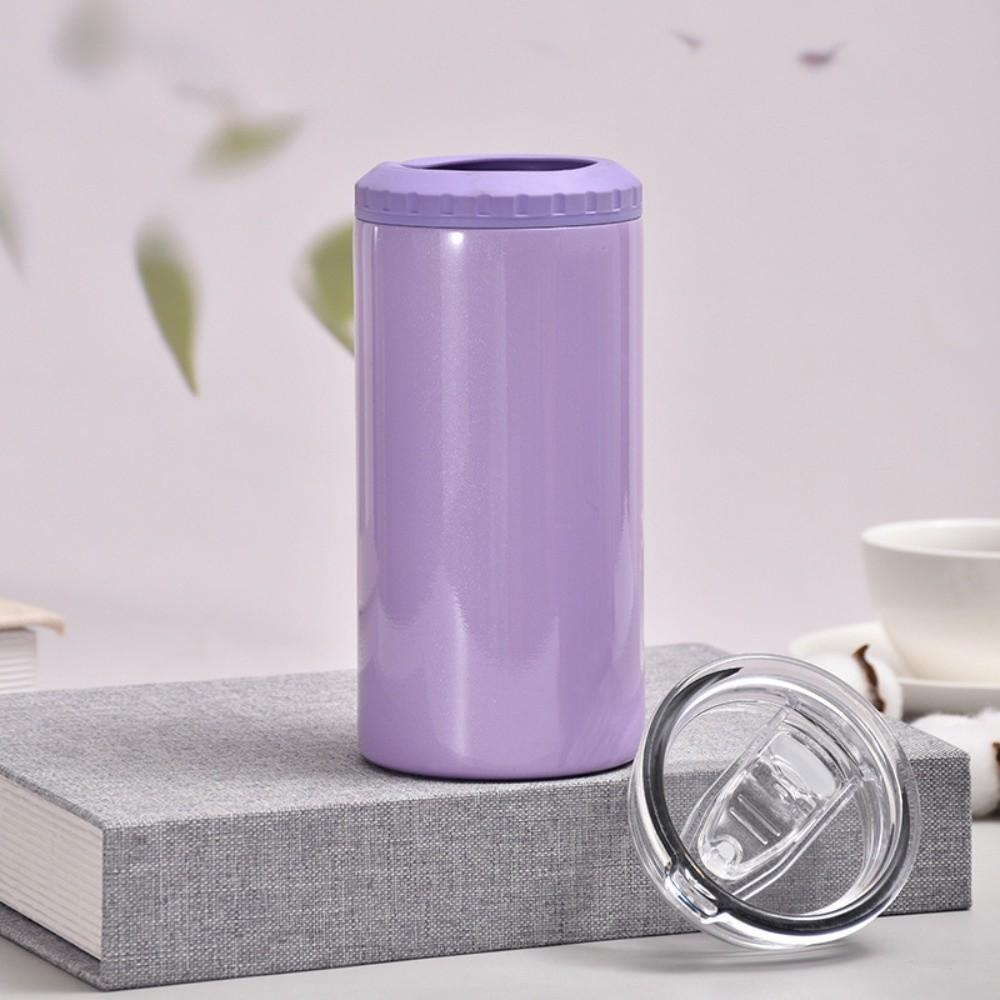 304 Stainless Steel Cola Beer Can Insulated Lids 16Oz Insulation Or Cooling Can Cooler High-Capacity Dual Layer Vacuum Cup
