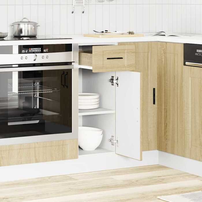 VidaXL Armoire de cuisine Porto chêne sonoma bois d'ingénierie 853940