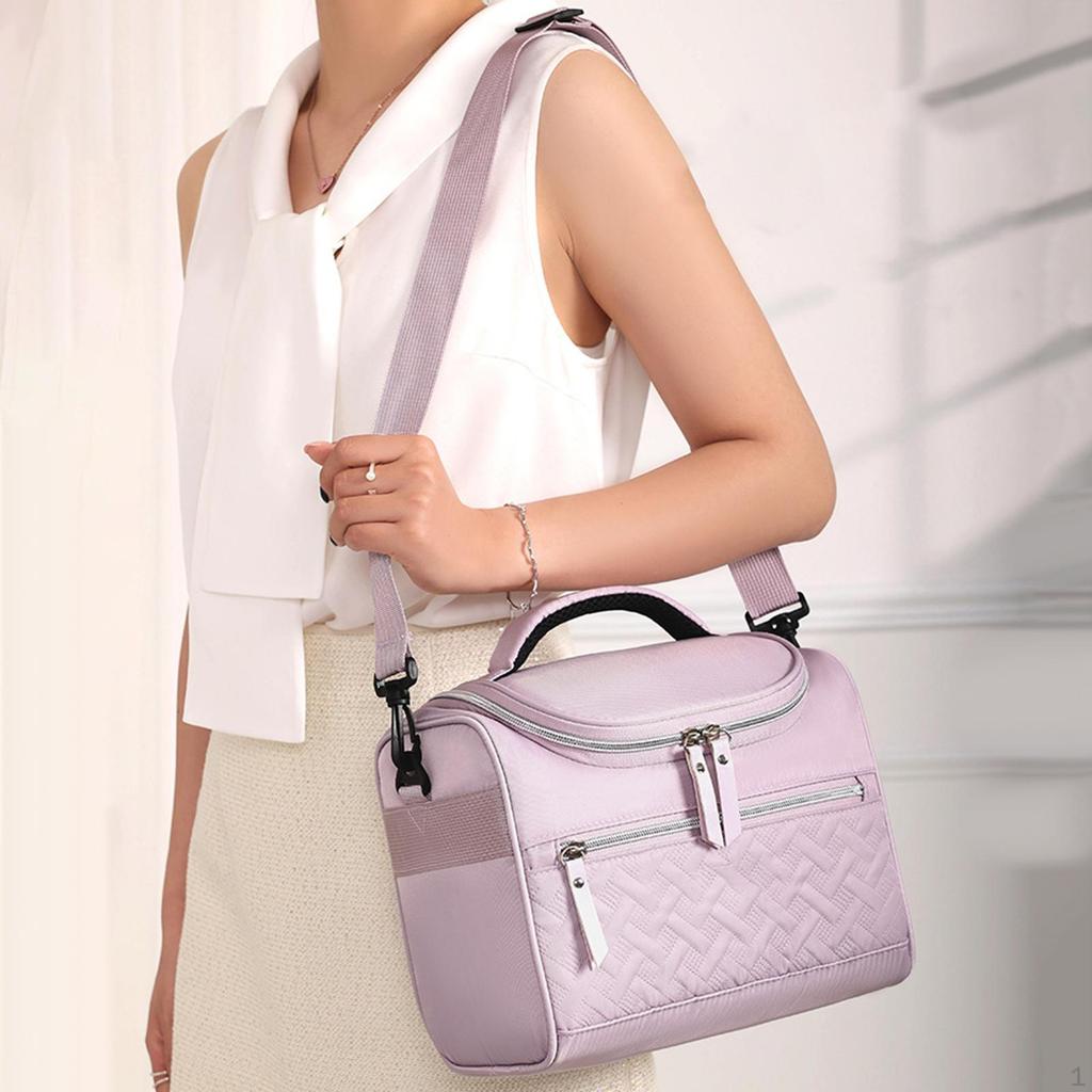 For Women ,Tote Bag, Large, Leakproof, Polyester Reusable Insulated Meal Box Case Office Travel