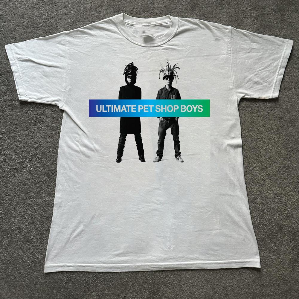 Collection PET SHOP BOYS Tour T Shirt White All Size K828 Unisex T-Shirt S