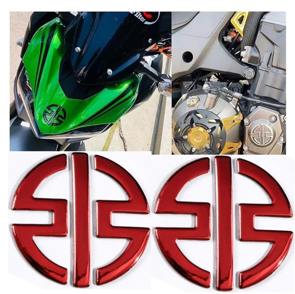 3D PVC Reflective Strong Adhesive Tank Side Cover Fairing Logo Emblem Sticker Decal for