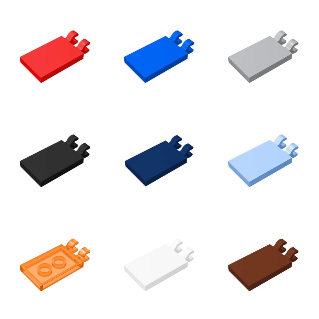 10PCS 30350 2x3 Light Panel with Clamp Building Block Moc Compatible with Brick DIY Children's Toy