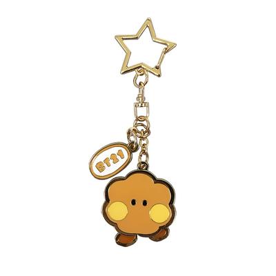 Solomon Shoji BT21 Minini Metal Swinging Keychain (SHOOKY) METAL YURAYURA KEYCHAIN
