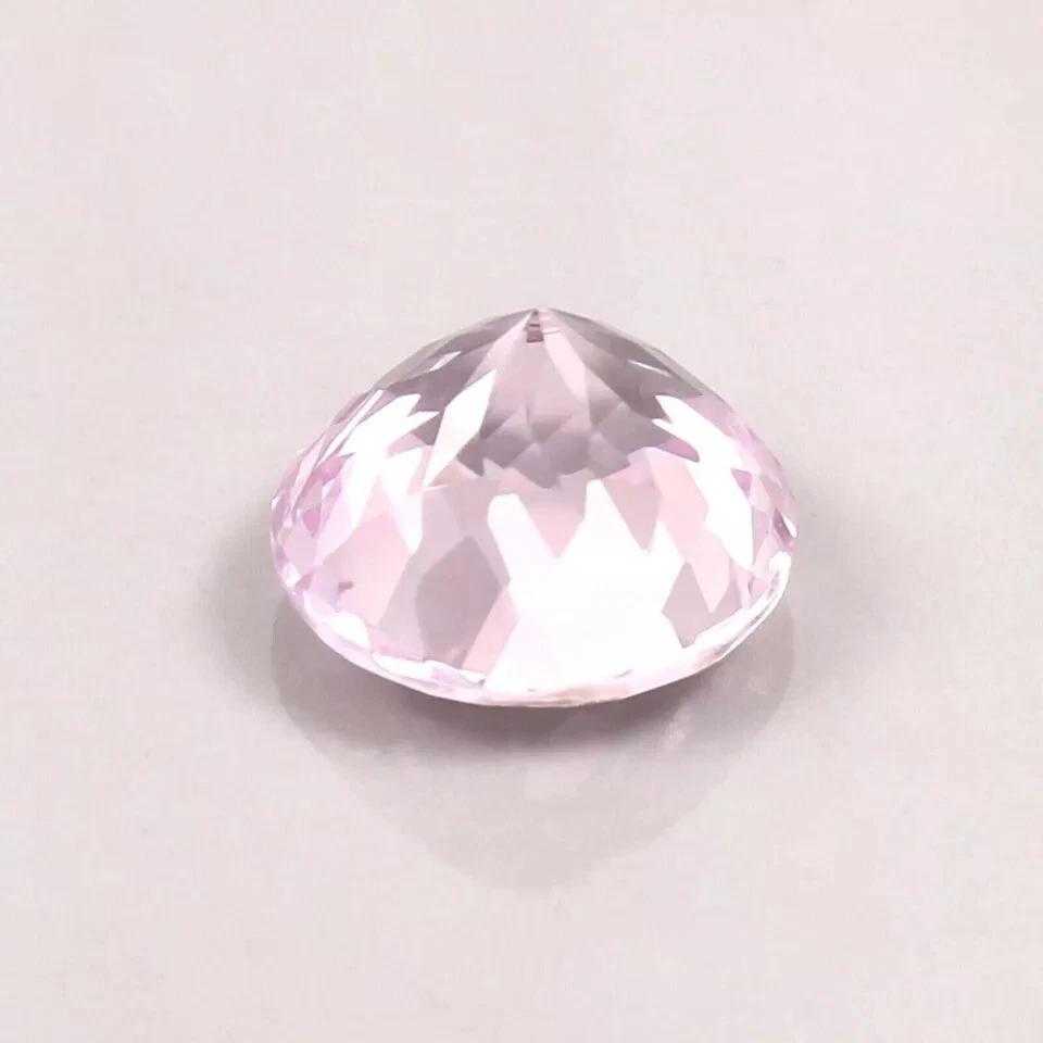 Certified Natural Light Pink Sapphire Round Cut 6-8 Ct Stunning Loose Gemstone