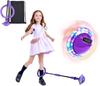 Children's Flashing Jump Ring with Counter, Light-up Swing Wheel, Flashing Jumping Ball, Foldable Ankle Skip Ball, Jumping Ball– Sports Jumping Toys