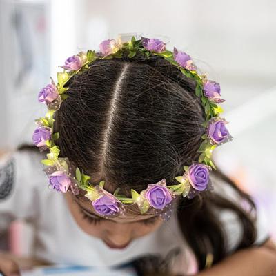 Blumen-Stirnband, kreative LED-Blumen, zum Verkleiden des Nachtmarkts