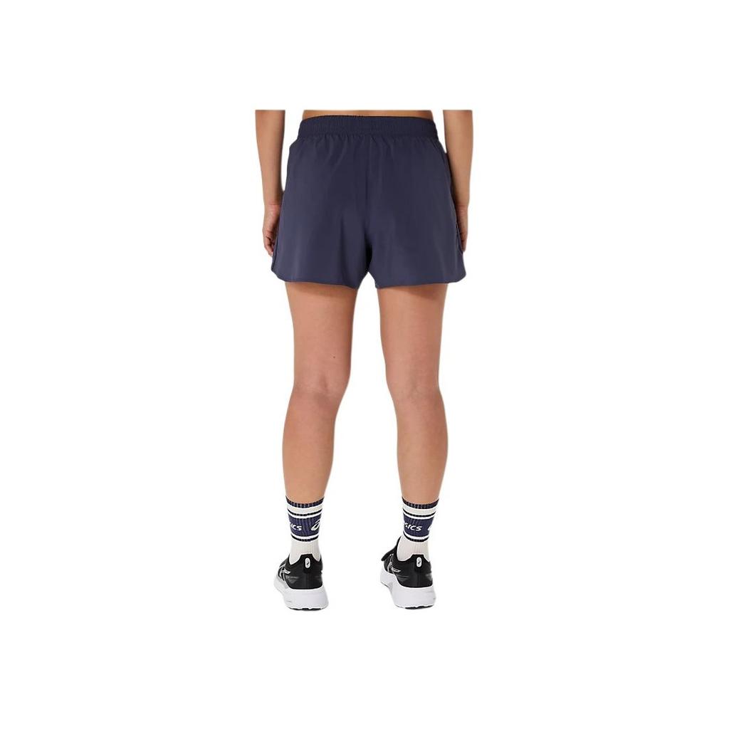 Asics SS25 Lightweight Simple Comfortable Breathable Lace-Up Sports Shorts Women shorts Deep-Blue 2012D234-500