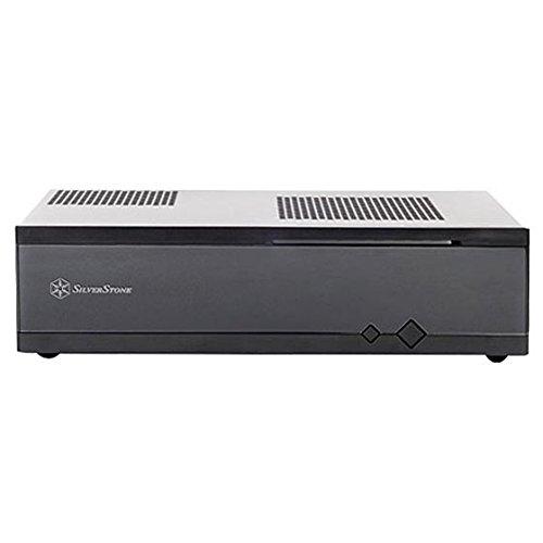 SilverStone Milo Series Mini-ITX HTPC Case SST-ML05B (Black) - Space-Saving and Expandable