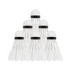 Feather Badminton Shuttlecocks, Goose Feathers, Class 2/3, Tube, 6 Pcs, Rebel