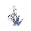 Pandora Sparkling Swallow Double Dangle Charm_792570C01