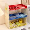 Plastic Water Cup Storage Rack Large Capacity Mug Holder Tea Bag Storage Rack  Office