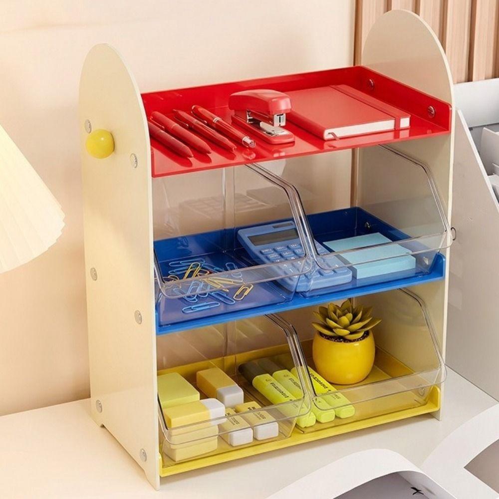 Plastic Water Cup Storage Rack Large Capacity Mug Holder Tea Bag Storage Rack Office