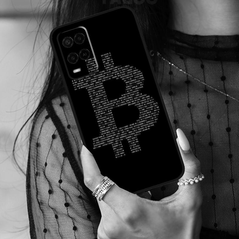 Bitcoin Case For Oppo A5 Pro A15 A17 A57 A77 A18 A38 A58 A78 A98 A94 A74 A54 A40 A60 A80 A96 A76 A16