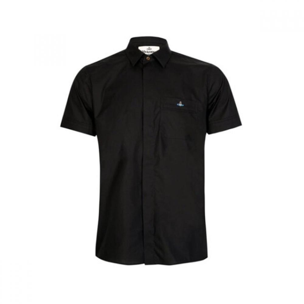 

Vivienne Westwood Short Sleeve Shirt Black Mens 24010004 W009q N401 48