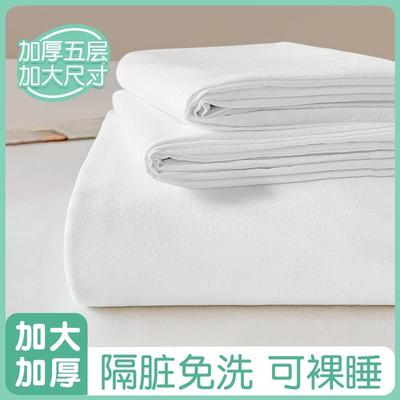 Disposable Bed Sheets Individually Packaged Hotel Homestay Double Four Piece Set Thickened and Enlarged Sets Travel Supplies