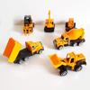 6Pcs/Set Educational Toys Alloy Plastic Engineering Truck Car Construction Model Vehicle Loader Tractor Excavator For Kid Gifts