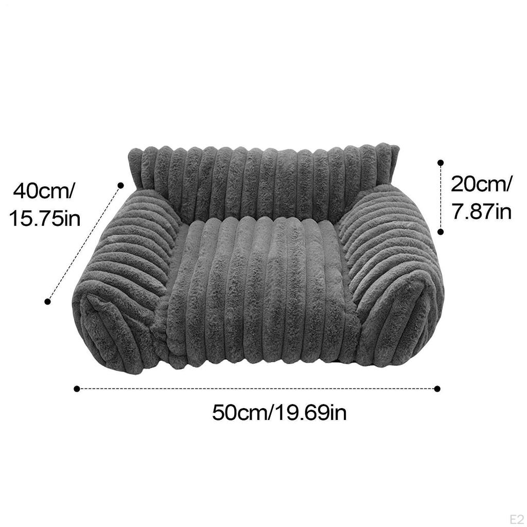 Cat Sofa Bed Pet Couch Versatile Easy to Clean Sleeping Nonslip Bottom for Small Dogs Indoor Cats