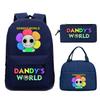 Sac d'étudiant Sac à crayons décontracté Sac à lunch Impression personnalisée Dandy'S World Around