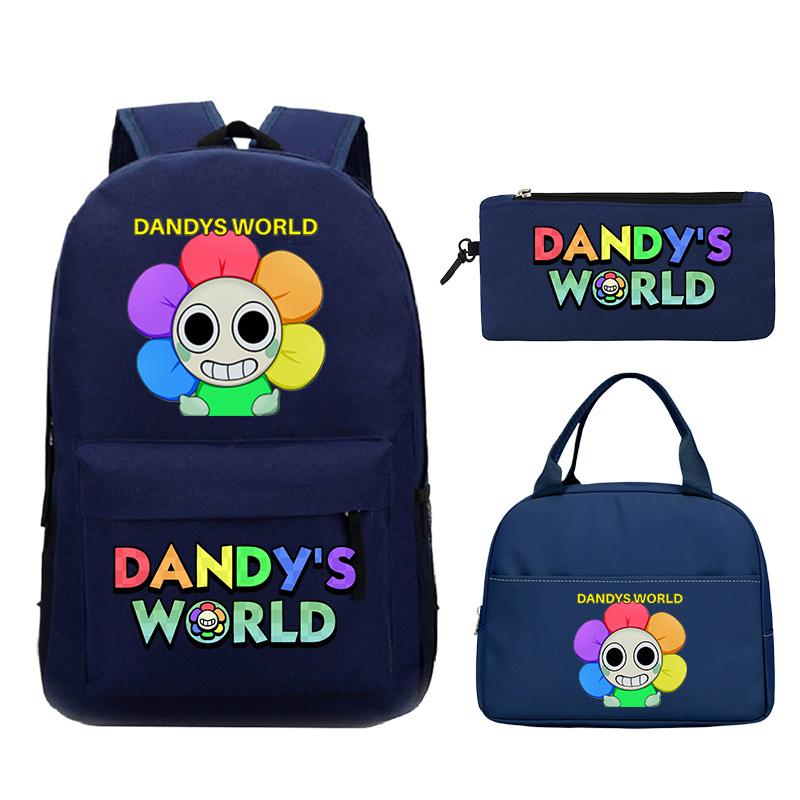Sac d'étudiant Sac à crayons décontracté Sac à lunch Impression personnalisée Dandy'S World Around
