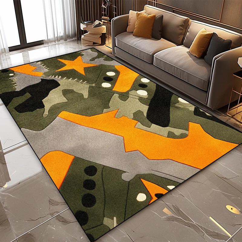 Modern Geometrisch Abstrakt Weicher Wohnzimmerteppich Schlafzimmerdekoration Leicht zu Reinigende Teppiche 140x200 Freizeitbereich Teetisch Fußmatten